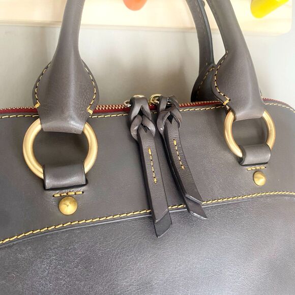 Dooney & Bourke Brown Satchel - Picture 3 of 15